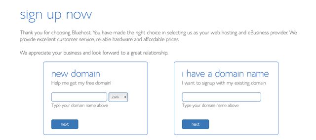 Choose a domain name